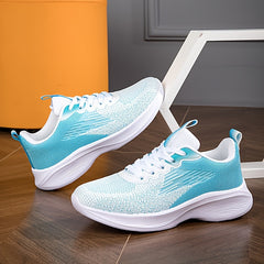 Women's Gradient Running Shoes Comfortable Breathable Sneakers