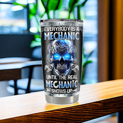 20oz Mechanical Skull Pattern Water Bottle 304 Stainless Steel Vacuum Insulated
