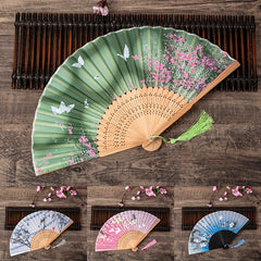 Chinese Style Folding Fan Dance Fan Retro Cheongsam Accessory