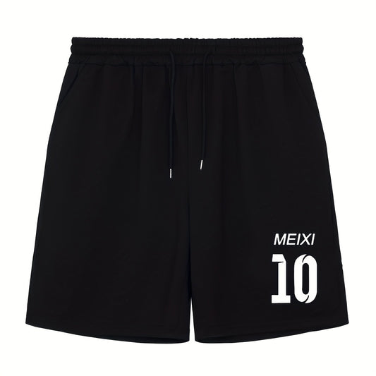 Men's Meixi 10 Print Workout Shorts Active Slightly Stretch Breathable