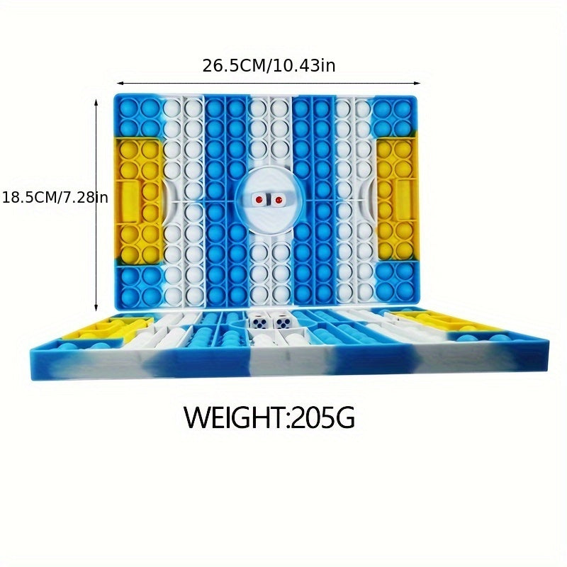 Large Football Field Board Battle Bubble Music Pop It Dice Game