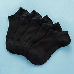 Teenager Cotton Blend Solid Ankle Socks for Kids Teens