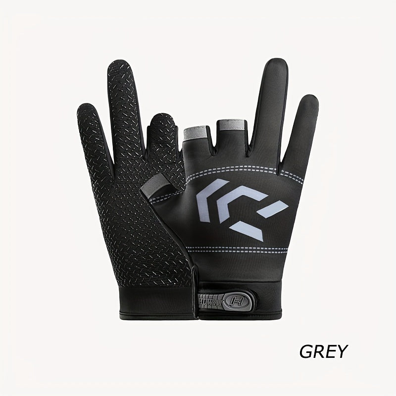 Sun Protection Fishing Gloves Non Slip Breathable Wear-resistant