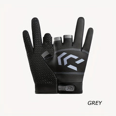 Sun Protection Fishing Gloves Non Slip Breathable Wear-resistant