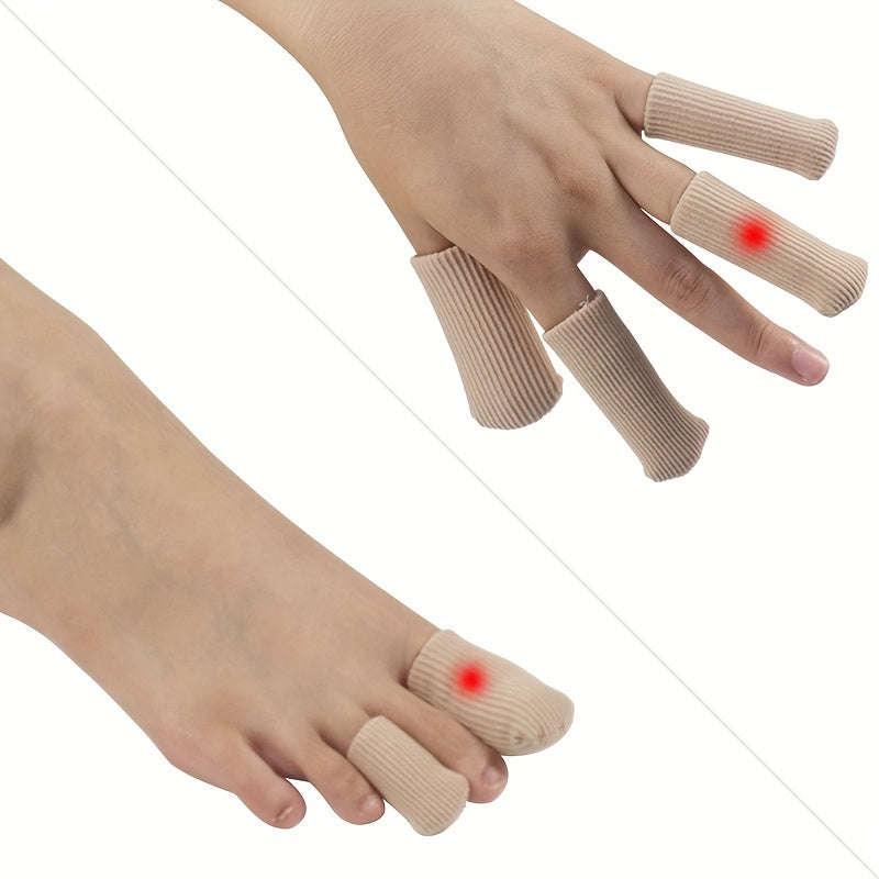 2pcs Moisturizing Toe Sleeves Anti-wear Foot Protective Sleeve