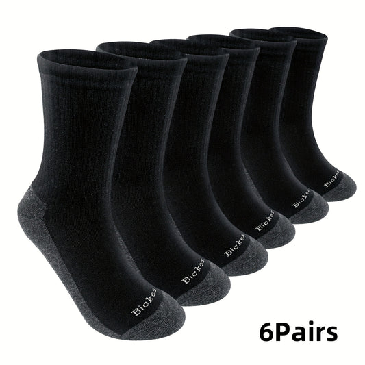 Men's Mid Crew Sport Socks - Sweat Absorbing Comfy Breathable Socks