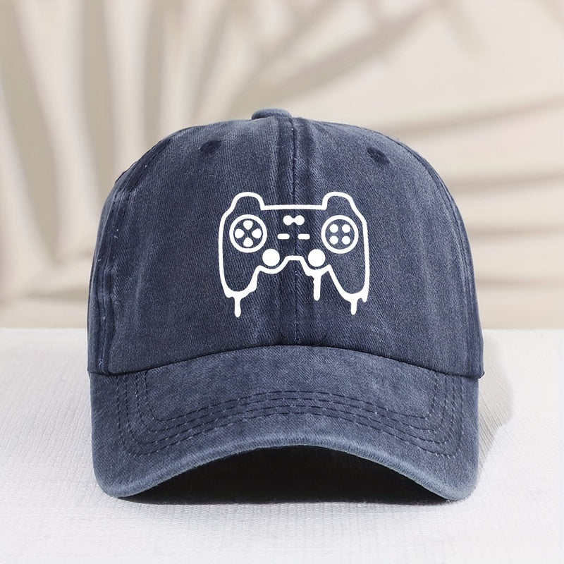 Vintage Game Console Distressed Cap Sun Protection