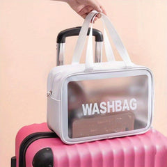 Waterproof Travel Cosmetic Bag Clear Makeup Storage Portable Zipper Toiletry