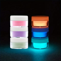 3-Color Set Glow-In-The-Dark Glitter Epoxy Resin Pigment 5g