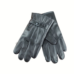 Men's Warm Velvet Lined Gloves for Cycling and Riding