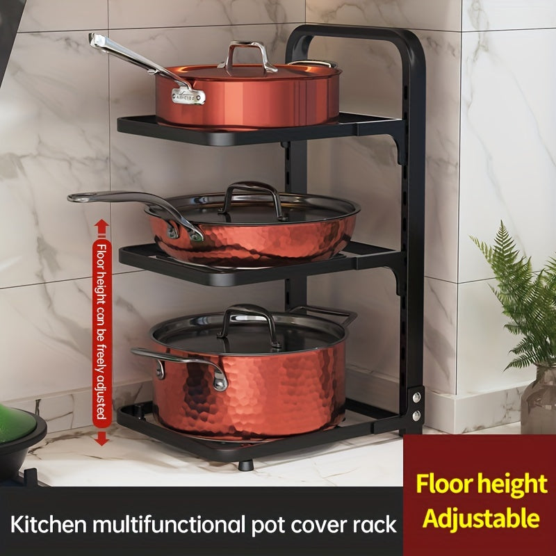 Kitchen Storage Rack for Pots and Pans - Sink Cabinet Organizer