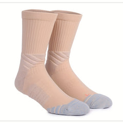 1 Pair Breathable Basketball Socks for Hiking Running Training Climbing