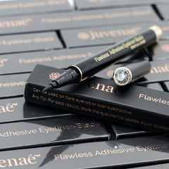 2-in-1 Waterproof Adhesive Eyeliner Pen - 24H Long Lasting No Glue Needed