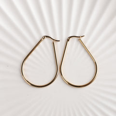 Glamorous 18k Plated Stainless Steel Earrings for Women and Girls