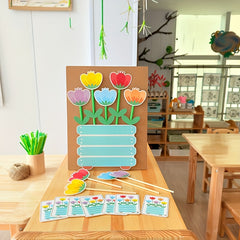 Qixi Little Florist Flower Arrangement Toy - Educational Activity for Kids