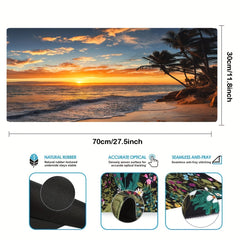 Sunset Beach Mouse Pad for Office