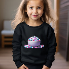 OERYUI Cartoon Candy Graphic Sweatshirt Pullover Kids Clothes Gift Christmas