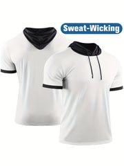Men's Summer Sweatshirt Quick Drying Hooded Sportswear