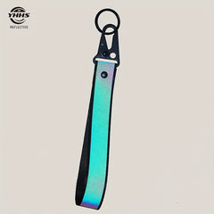 Reflective Nylon Keychains High Visibility Car Keyrings