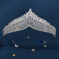 Vintage Crystal Wedding Crown Bridal Tiara Girls Birthday Party Crown
