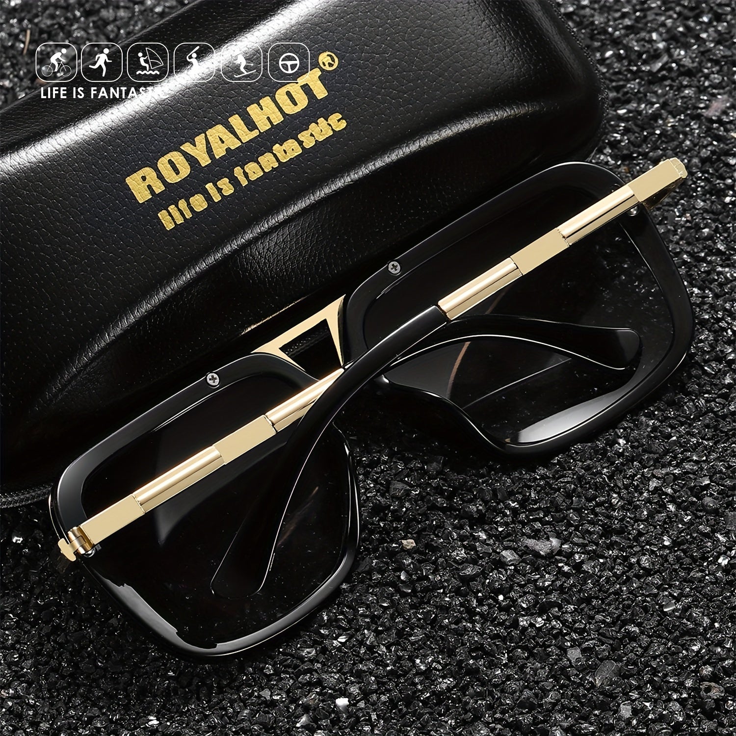 RoyalHot Unisex Classic Sunglasses for Outdoor Activities