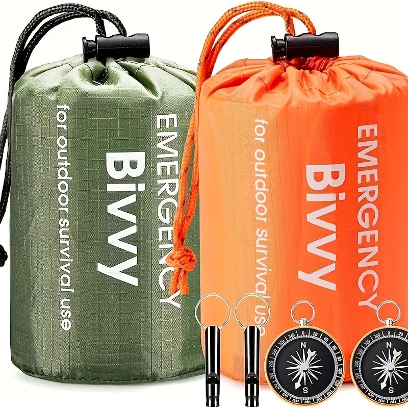 Emergency Sleeping Bag With Compass & Whistle