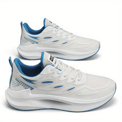 Men's Lace up Sneakers Athletic Shoes Shock absorbing And Breathable