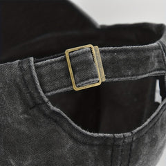 Retro Baseball Cap Soft Top Peaked Cap