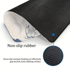 Small Horse Pattern Mouse Pad 20x24cm Home & Office Non-slip Rubber Gaming Mat