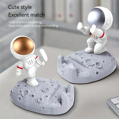 Astronaut Phone Holder Space Themed Creative Gift Desktop Decoration Handicraft