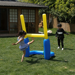 Inflatable Football Door Outdoor Fitness Toy Basketball Frame