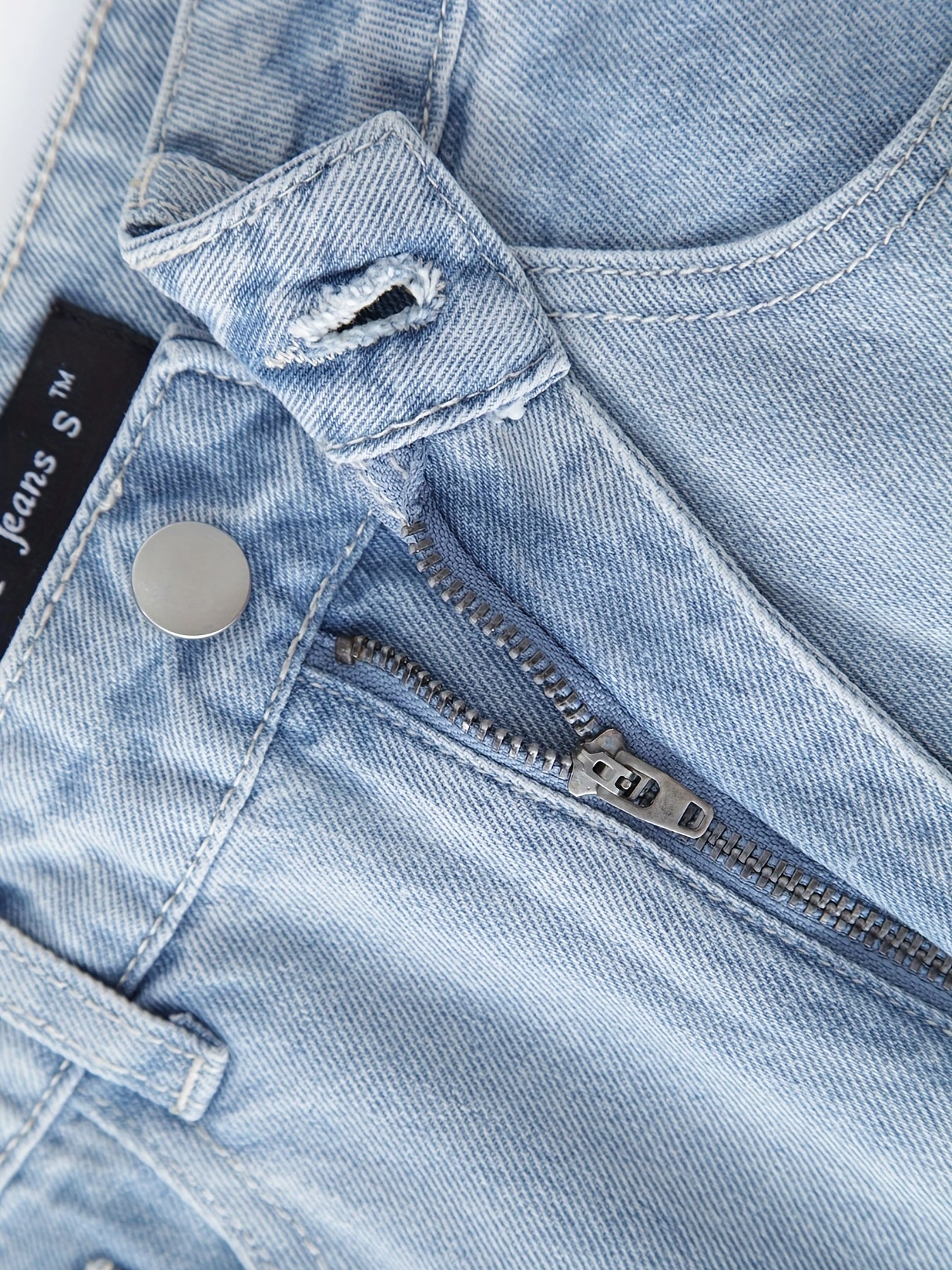 Loose Fit Ripped Denim Jeans for Women