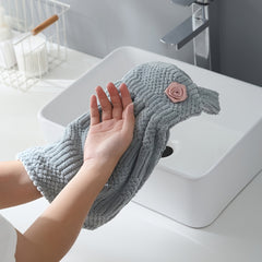 Chinese Style Soft Coral Fleece Hand Towel