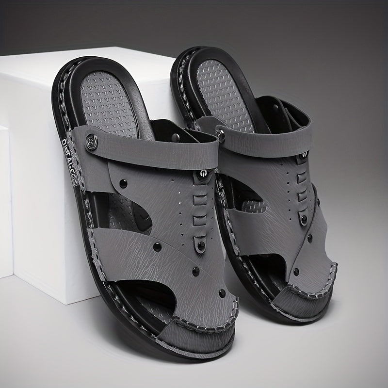 Men's Hollow Out Sandals Non Slip Closed Toe Shoes