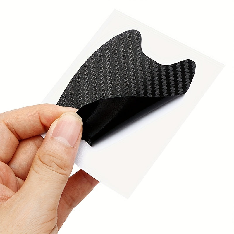 Car Door Sticker Carbon Fiber Cover Auto Handle Protection