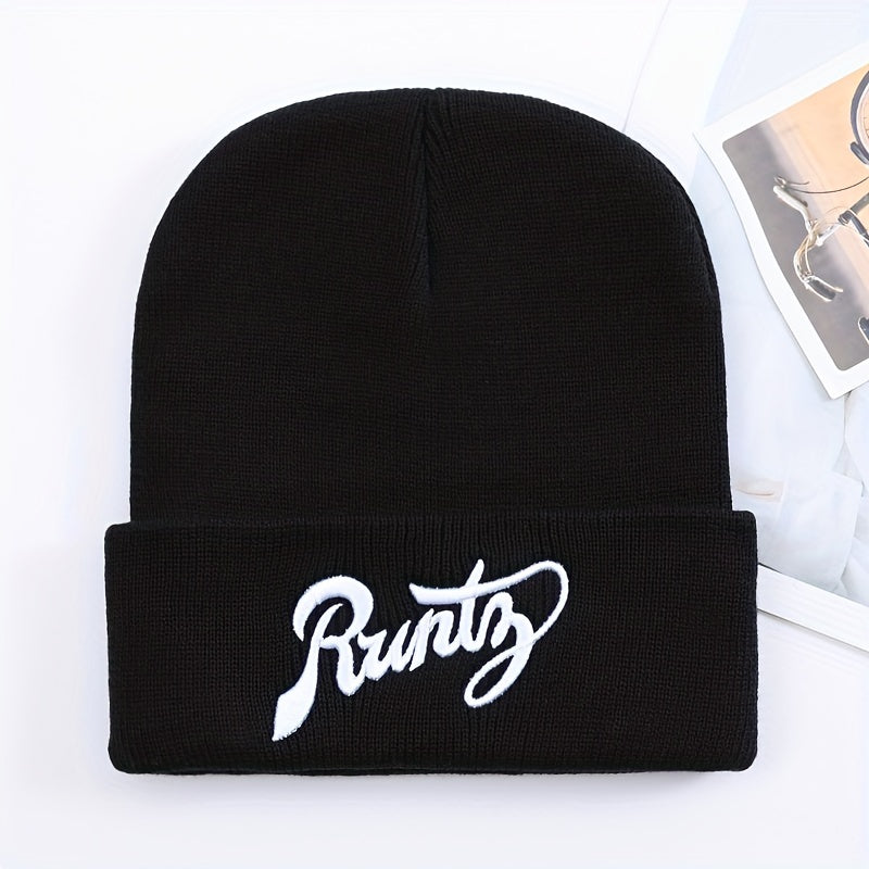 Embroidered Cold Hat American Style Warm Ear Protect