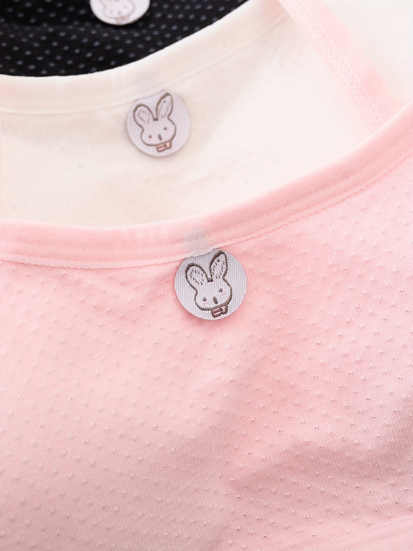 3pcs Girl's Comfy Bralette Solid Underwear for Kids