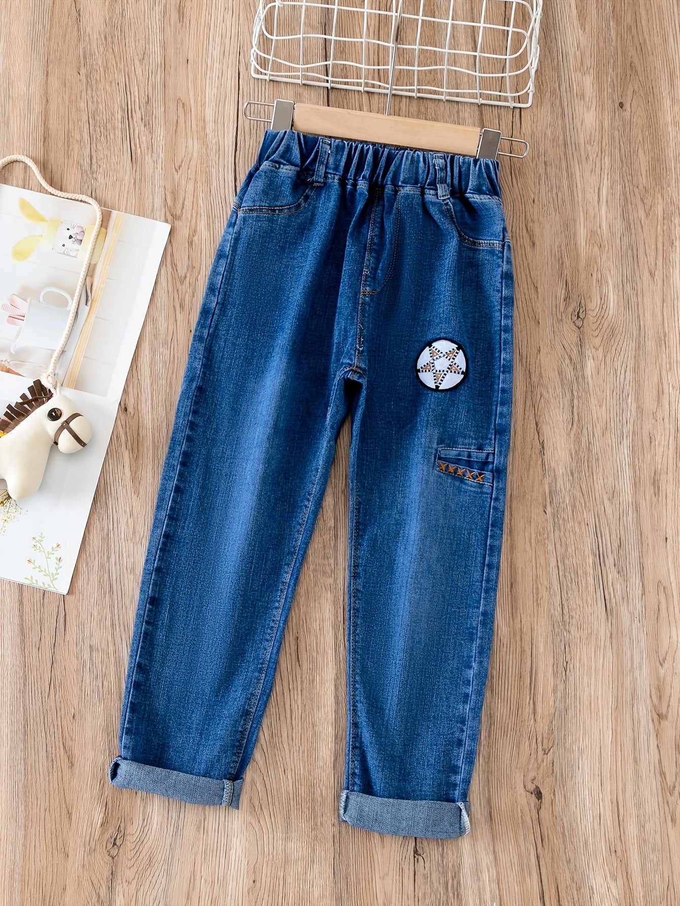 Boys Denim Long Pants With Pocket Kids Clothes Spring Autumn