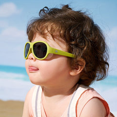Kids Polarized Oval Lens Sunglasses UV Protection TPEE Frame