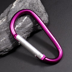 Aluminum Climbing Hook D Carabiner for Camping Hammocks 2.5"
