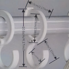 2pcs Plastic Hanging Hook Buckle Hangers Window Hook