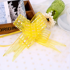 10pcs Colorful Gift Wrapping Raffia Ribbon for Birthdays and Christmas