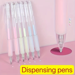 6pcs Large Capacity Glue Dispensing Pen DIY To Do Handbook Office Portable