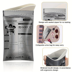 20pcs Camping Pee Bags Disposable Urinals & Vomiting Bags For Travel Emergency