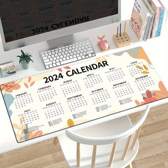 Morandi Style Mouse Pad with Calendar