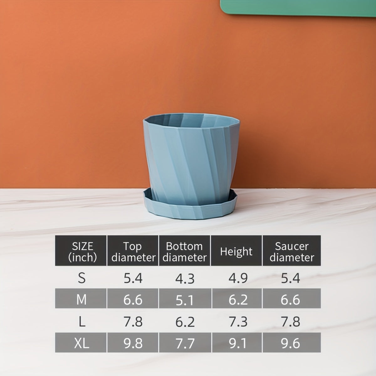 Plastic Flower Pot Succulent Special Tray Large Breathable Green Carrot