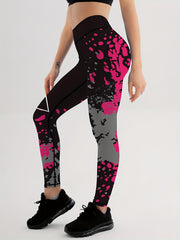 High Waist Printed Yoga Leggings - Stylish and Comfortable Activewear