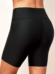 High Waist Stretchy Bikini Bottoms Slim Fit Boxer Shorts