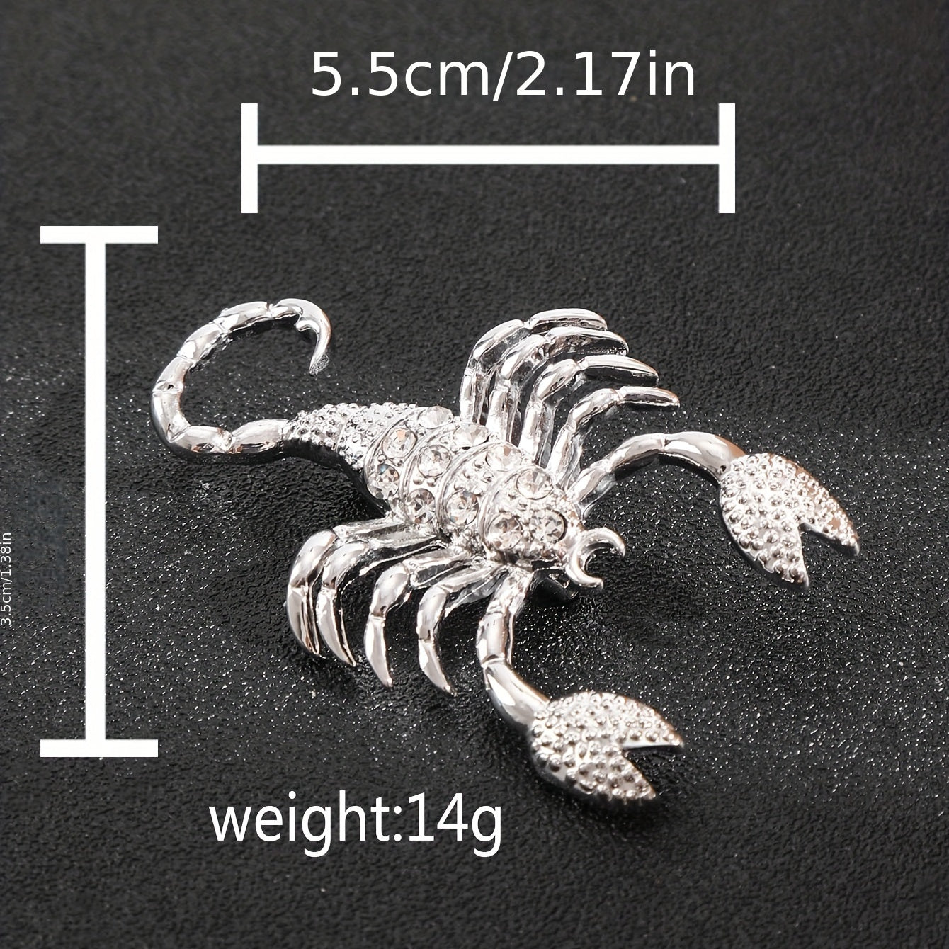 Scorpion Brooch Alloy Inlaid Diamond Pin Clothing Accessories