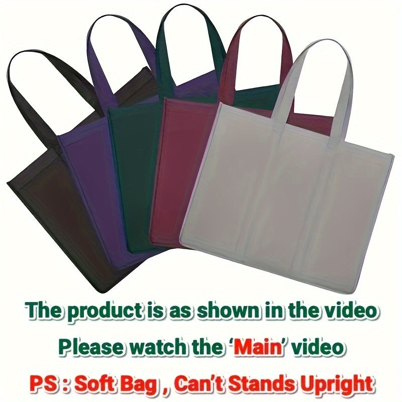 10pcs Reusable Grocery Shopping Bag Large Foldable Tote Bag Washable 16 1 10